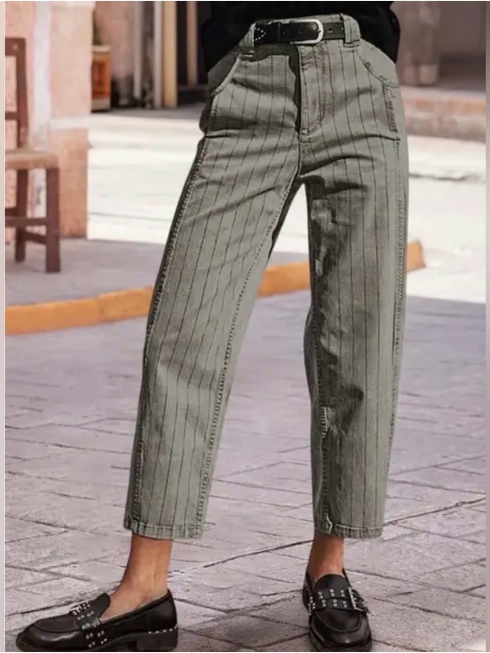 Women’s Pinstripe Casual Pants